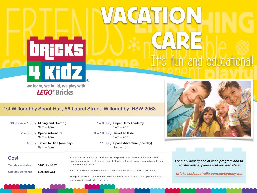 BRICKS 4 KIDZ® | Sydney July 2014 School Holiday Programs